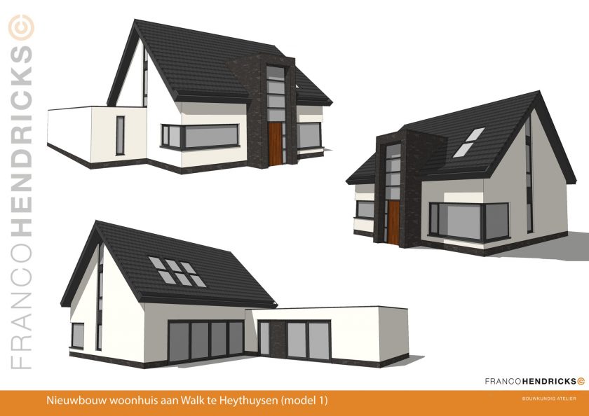Nieuw ontwerp woonhuis te Heythuysen